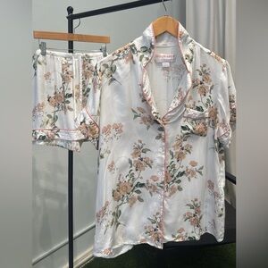 Birdy Grey Jonny Floral Satin Pajama Set